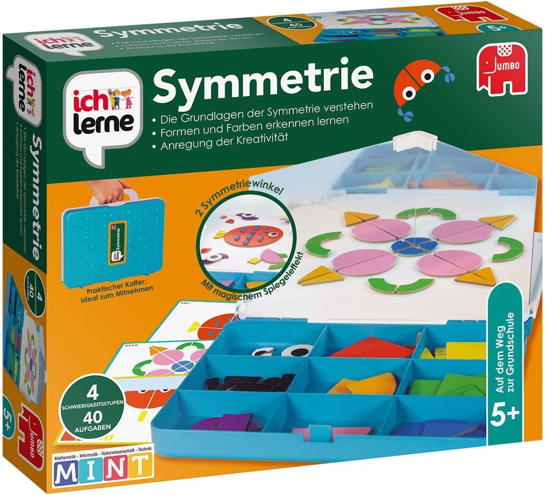 Jumbo Spiele I learn symmetry, Multi-coloured, 6 cm x 32 cm x 27 cm - Image 4
