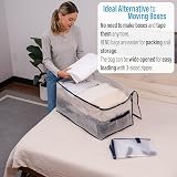 VENO Heavy Duty Extra Large Storage Bag 102L Clear Set of 4 view 7