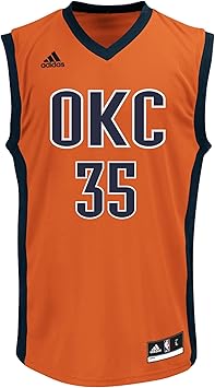 adidas NBA Oklahoma City Thunder Kevin Durant #35 - Camiseta réplica para Hombre, Hombre, 886411543363-Parent, Rojo, X-Large: Amazon.es: Deportes y aire libre