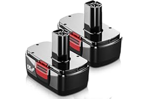ENERMALL 2 Pack Upgraded to 4500mAh C3 Replacement for Craftsman 19.2V Battery Ni-MH Compatible with Craftsman 19.2V Battery 315.115410 315.11485 130279005 1323903 120235021 11375 11376 Cordless Power Tools