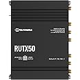Teltonika RUTX50000000 Model RUTX50 Industrial 5G Router, Speeds up to 3.3 Gbps, Dual SIM, Up to 150 Simultaneous Connections, EU PSU