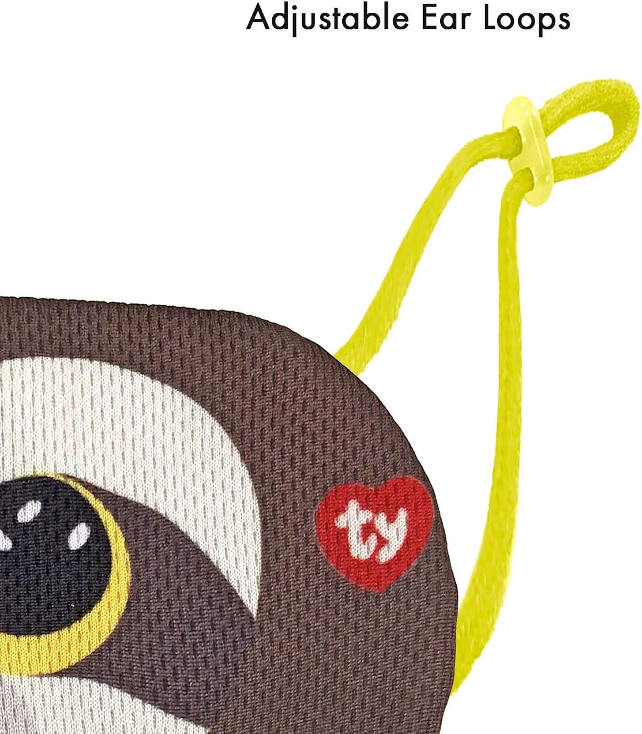 Ty UK Ltd Dangler Sloth Beanie Boo Face Mask, multicoloured, one size - Image 5