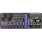Zoom LiveTrak L6max Mixer/Recorder for Musicians &amp; Podcasters | Clip-Free Audio with 32-Bit Float, 12-Channel, 4 Combo + 8 Stereo Inputs, MIDI, AI Noise Reduction, Battery Powered