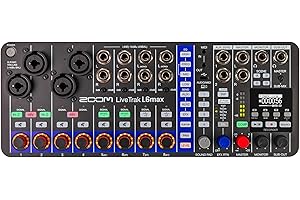 Zoom LiveTrak L6max 12-Channel Portable Digital Mixer and Recorder