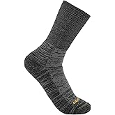 Carhartt Men's SC9510M Twin Knit Heavyweight Diamond Plate Crew Sock