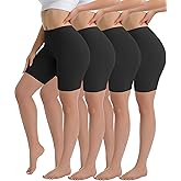 Yeblues 4 Pack Womens Cotton Boyshorts Underwear Boxer Slip Shorts Anti Chafing Biker Shorts Plus Boy Short Panties