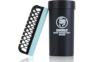 ADORLY Beard Cleanup Holder Pro V2.0 - Flexible Trimmer Hair Catcher & Sink Cleaner for Easy Post-Shave Cleanup - Sponge Bar Tool for Bathroom Maintenance - Ideal Gift for Men