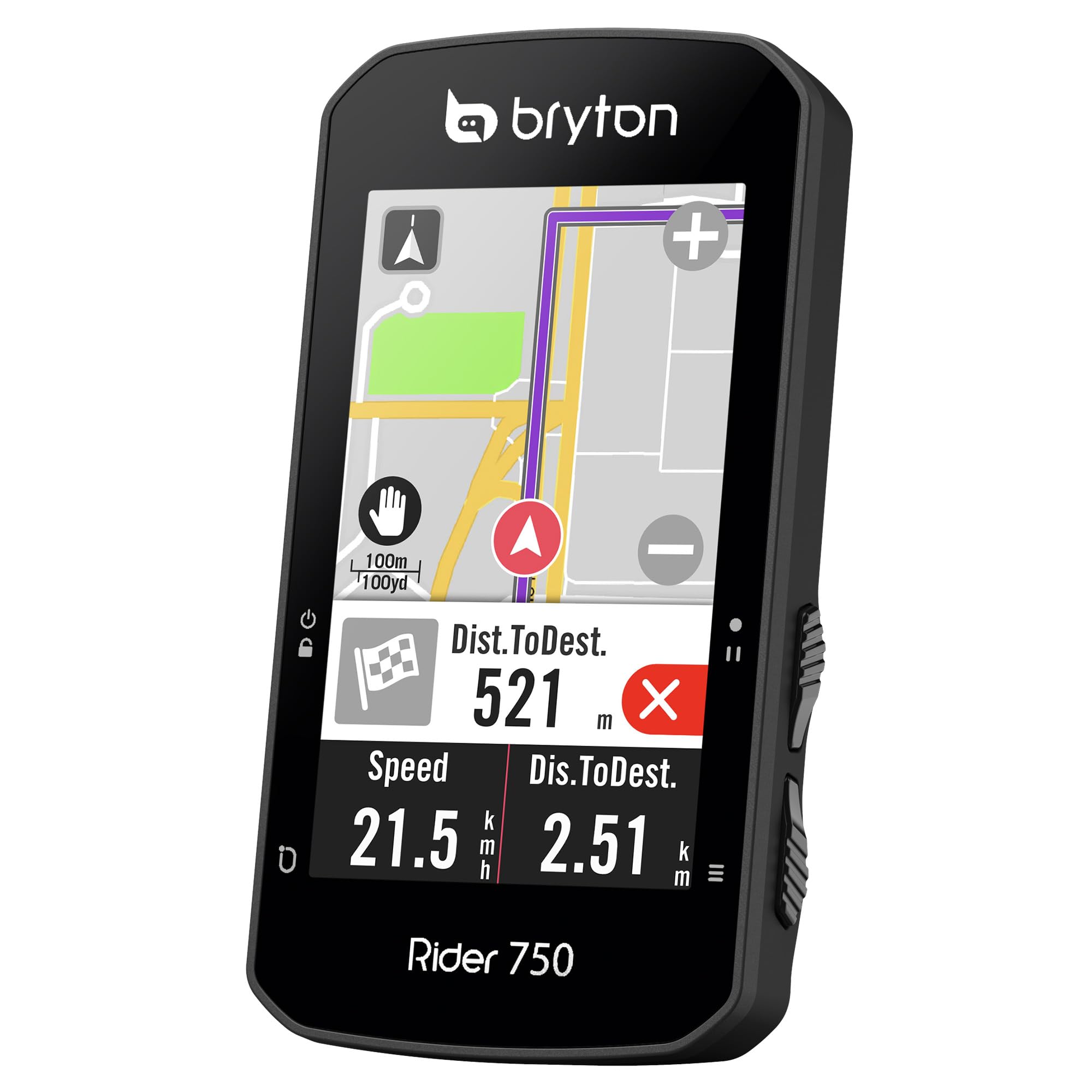 Bryton RIDER 750E GPS CYCLE COMPUTER, Black
