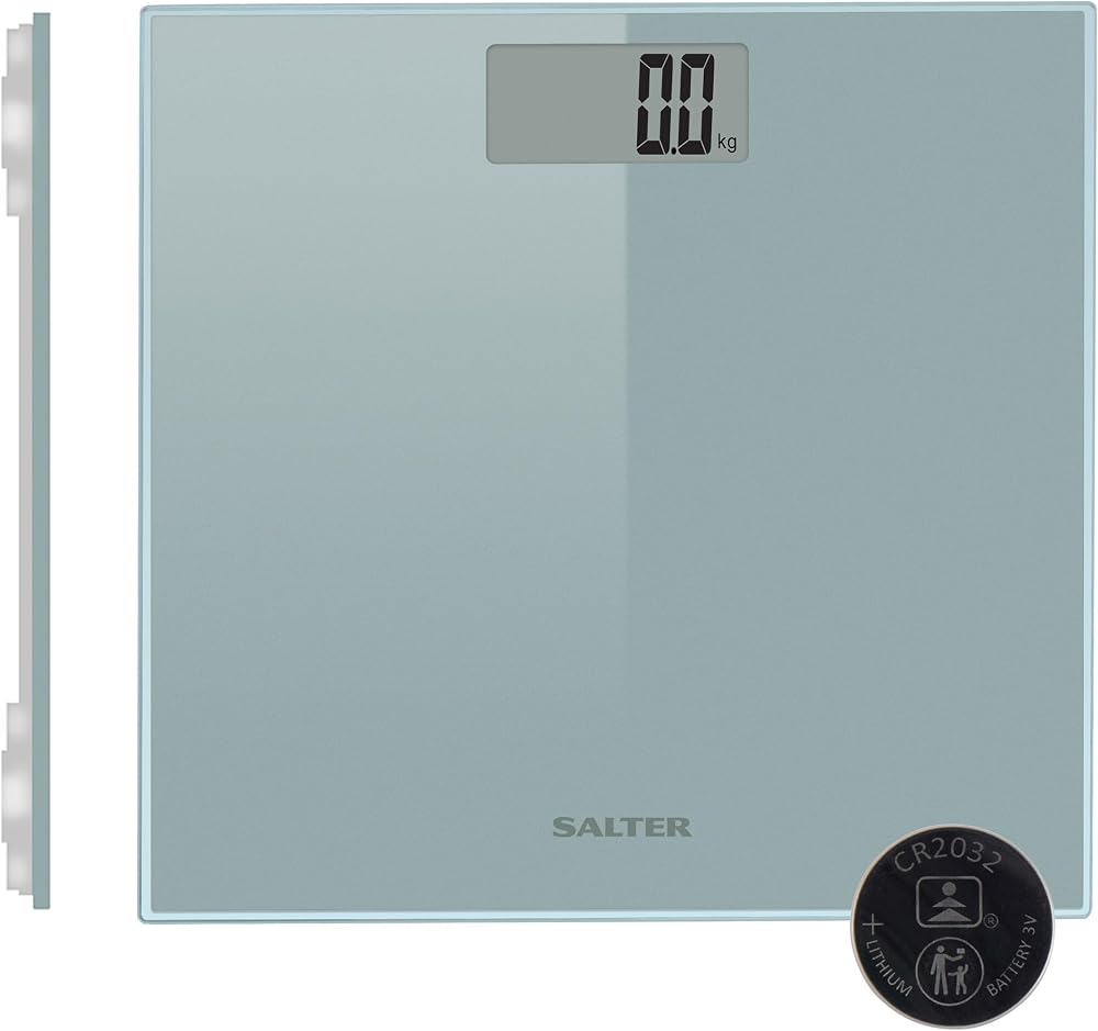Salter Digital Bathroom Scale 180 kg Ultra Slim Platform Tap Start