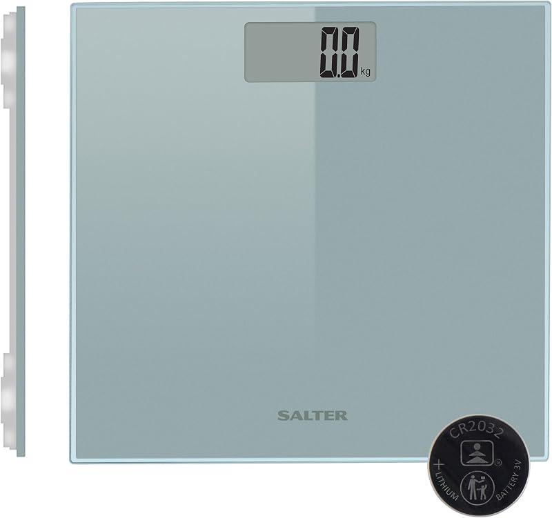 Salter Digital Bathroom Scale 180 kg Ultra Slim Platform Tap Start