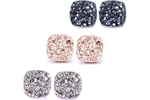 UCILON 3Pairs Ear Allure Germanium Earrings Atheniz Lymphvity Germanium Earrings Earallure Acupressure Earrings Lymph Therapy Earrings for Women