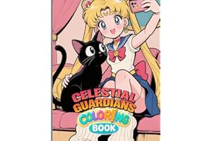 Celestial Guardians Coloring Book: Awesome Coloring Book for Kids and Adults and Fan of Starlight Sailor