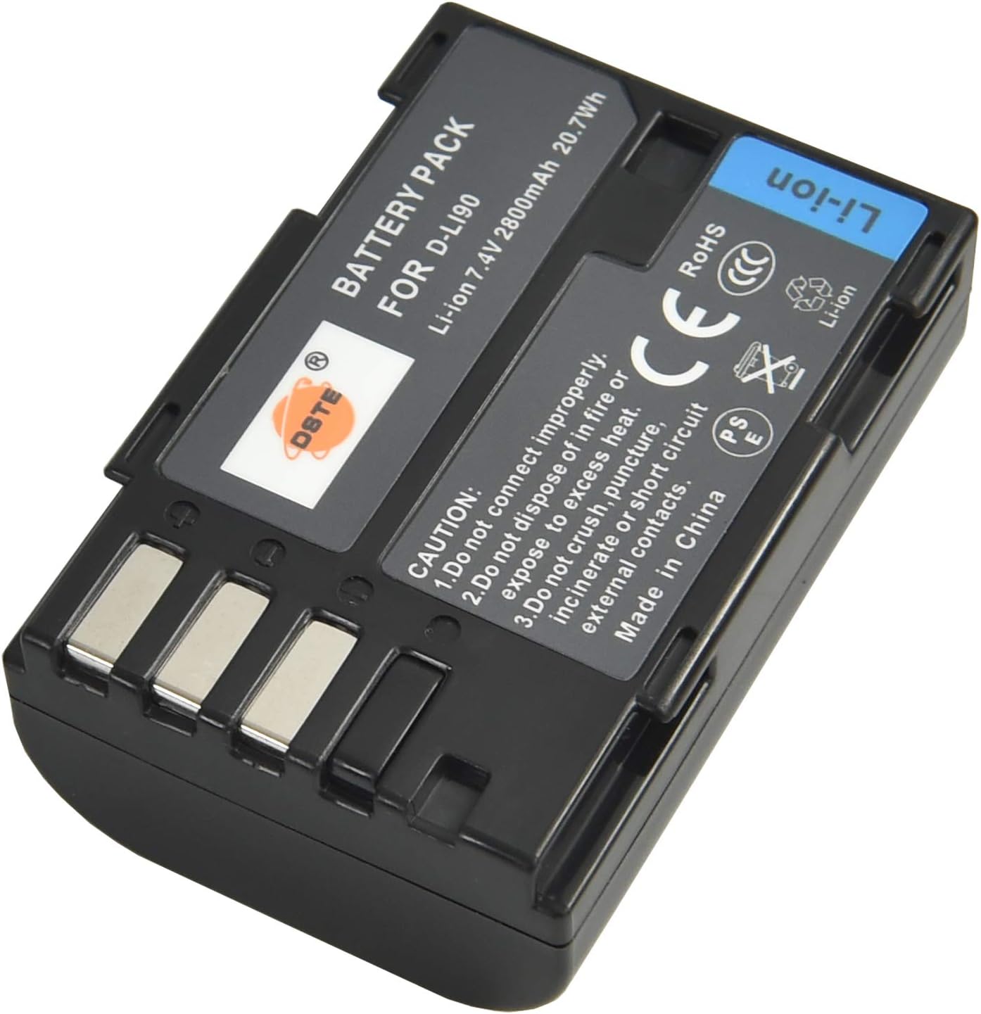 DSTE® D-LI90 Rechargeable Li-ion Battery + DC93U Travel and Car Charger Adapter for Pentax K-01 K-3 K-3II K-5 K-52K-5II K-5IIs K-7 K-7D645D 645Z Digatal Camera - Image 5