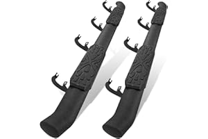 OTHOWE Running Boards Compatible with 2019-2024 Chevy Silverado/Gmc Sierra 1500 Crew Cab, 2020-2024 Silverado/Sierra 2500HD 3500HD Crew Cab. 3.5 Inches Chevy Side Steps and Carbon Steel Nerf Bars.