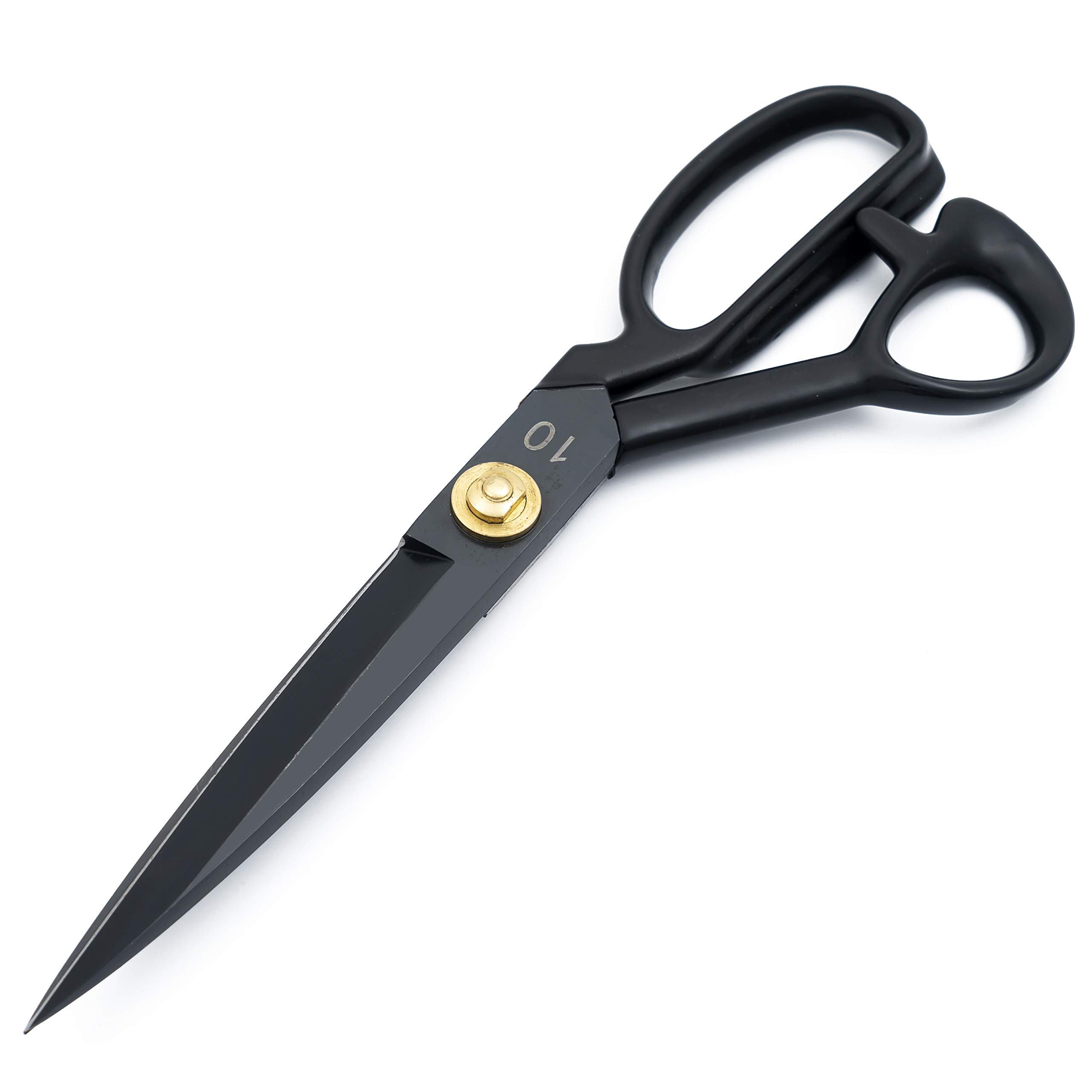 SUNLAND Cashmere Woollens Fabric Scissors Professional Tailor Scissors Sewing Black Large Shears (10 Inch)