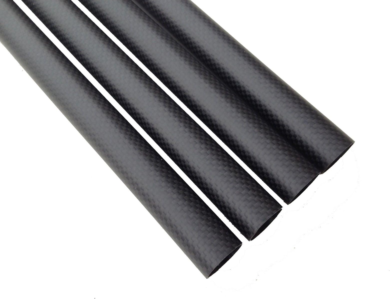Abester 1pc Roll Wrapped Carbon Fiber Tube ID 13mm x OD 15mm x 500mm 3K Matt Surface