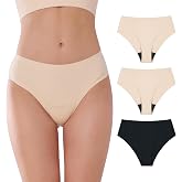 Washable Incontinence Underwear 1.8 oz Seamless Leak Proof Panties 3 Pack | Seamless Incontinence Underwear, OEKO-TEX certified, Odor Control, Reusable Protective Briefs, For Daily &amp; Bladder Leakage