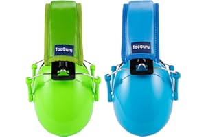 TacGuru 130 Kids Hearing Protection Earmuffs - Passive Noise Reducing Ear Protection for Kids - 2 Pack
