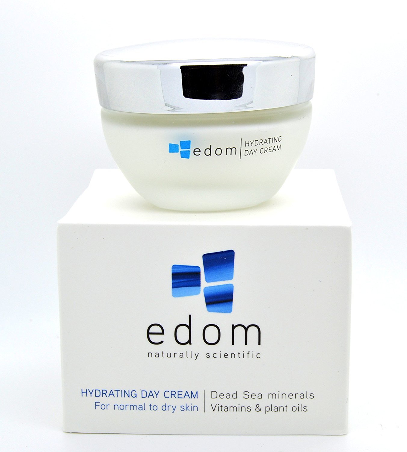 Edom Hydrating Day Cream 50ml, Anti Aging Face Moisturizer, Dead Sea Minerals, Skin Care, Facial Cleanser Lotion