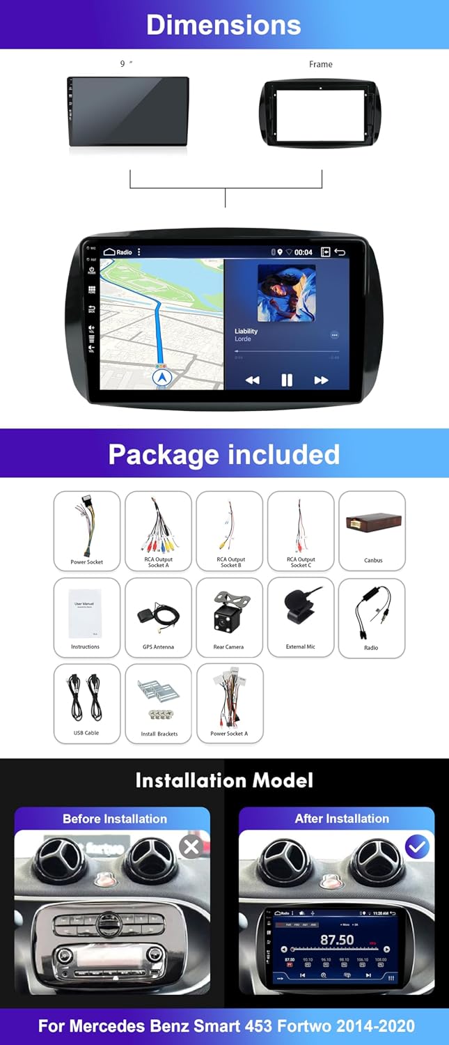 Detailed wiring diagram for the MISONDA Android Car Radio, showing connections for power, speakers, and accessories.