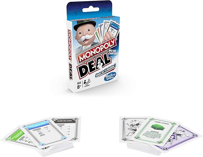 MONOPOLY - Deal - Travel Game, Versi�n en franc�s: Amazon.es: Juguetes y juegos
