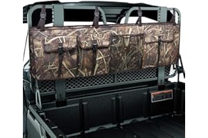 Double Gun Rack for UTV, Quick Release Double UTV Gun Bag Rack, UTV Gun Holder for Hunting Rifles, Gun Carrier Storage Bag fo