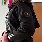 Geographical Norway Giacca Donna Sportiva Impermeabile | Dry Tech 5000, Termoisolante, Cappuccio Rimovibile | Colore Nero, Taglia S
