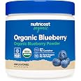 Nutricost Organic Blueberry Powder 8oz (227 Grams) Pure, Gluten-Free | Non-GMO, From Organic Blueberries