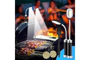 PACETAP Ultra-Bright Barbecue Grill Light with Magnetic Base and 360 Degree Flexible Gooseneck, Outdoor Heat Resistant BBQ LE