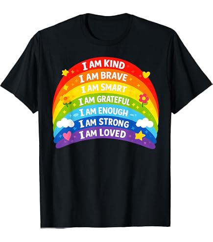 Amazon.com: Vintage Retro Rainbow T-Shirt - Classic Distressed