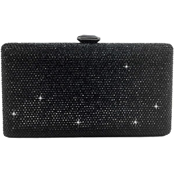 Pochette De Soirée En Cristal Strass Forme Couronne - Sac à Main Femme, Fête, Mariage, Chaînes Amovibles