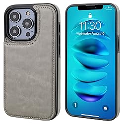 ONETOP Compatible with iPhone 14 Pro Wallet Case