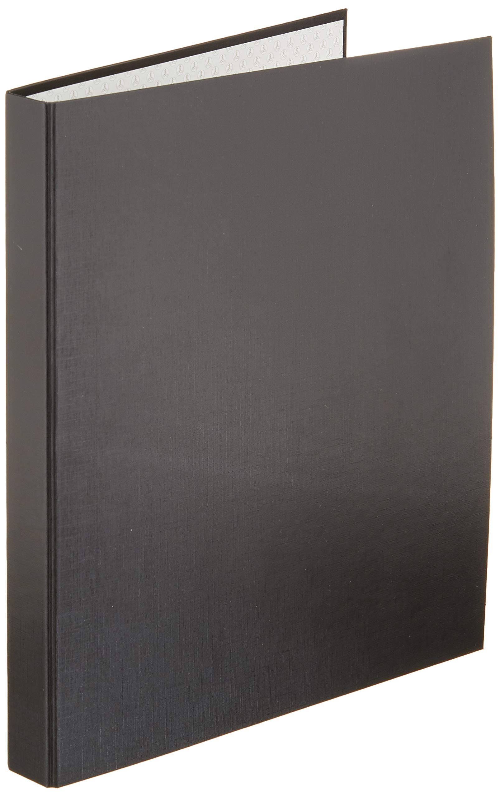 le dauphin - Ref. 955079D - 1 NEUTRAL EMPTY black binder without marking - Spine 37 mm - 4 rings - Plastic cover, paper interior - Vertical format 29.7 x 21 cm