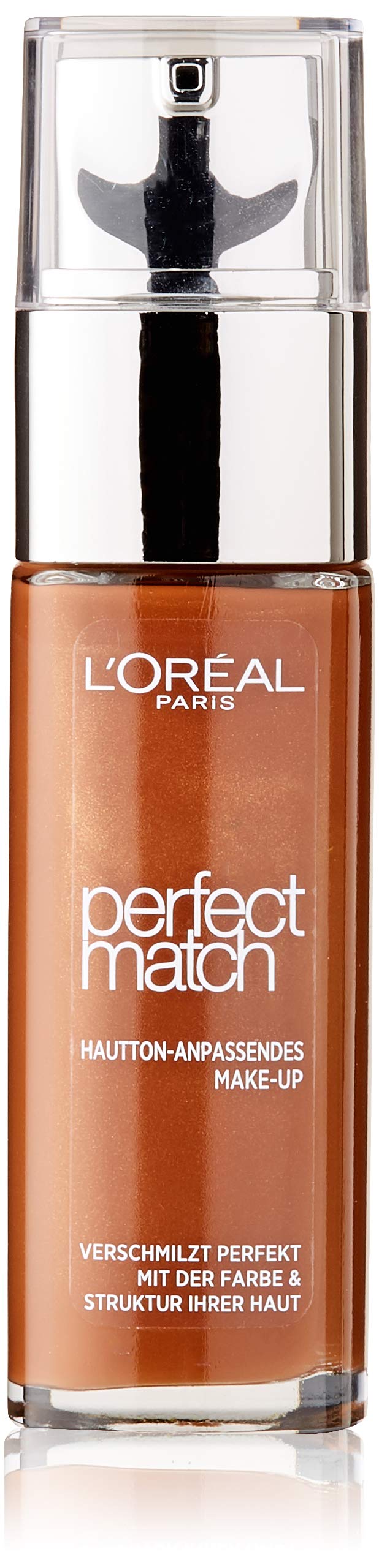 L'Oréal Paris Perfect Match Make-Up, No. 10.N Cocoa, Liquid Foundation with Hyaluronic and Aloe Vera, 30 ml.