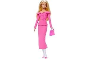 Barbie Signature Styled by Andrew Mukamal Fashion Doll, Collectible with 3 Day-to-Night Looks & Accessories, Includes Stand