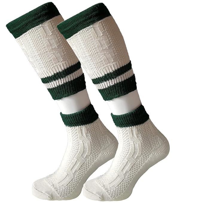 Gesteiner Leather | Trachtensocken Trachtenstrümpfe Herren Loferl 2-teilig Wadenwärmer Kniebundstrümpfe Trachten Socken Lang 