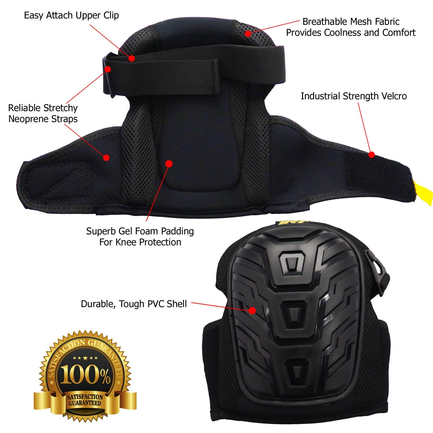 Best Professional Knee Pads For Work, Heavy Duty and Foam Padded