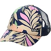 Roxy Girls' Honey Coconut Trucker Hat - Breathable Mesh Snapback, Curved Visor
