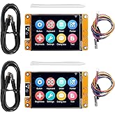 AITRIP 2 Pack ESP32 Development Board ESP32-2432S028R WiFi Bluetooth 2.8 Inch 240X320 Smart Display TFT Module Touch Screen for Arduino