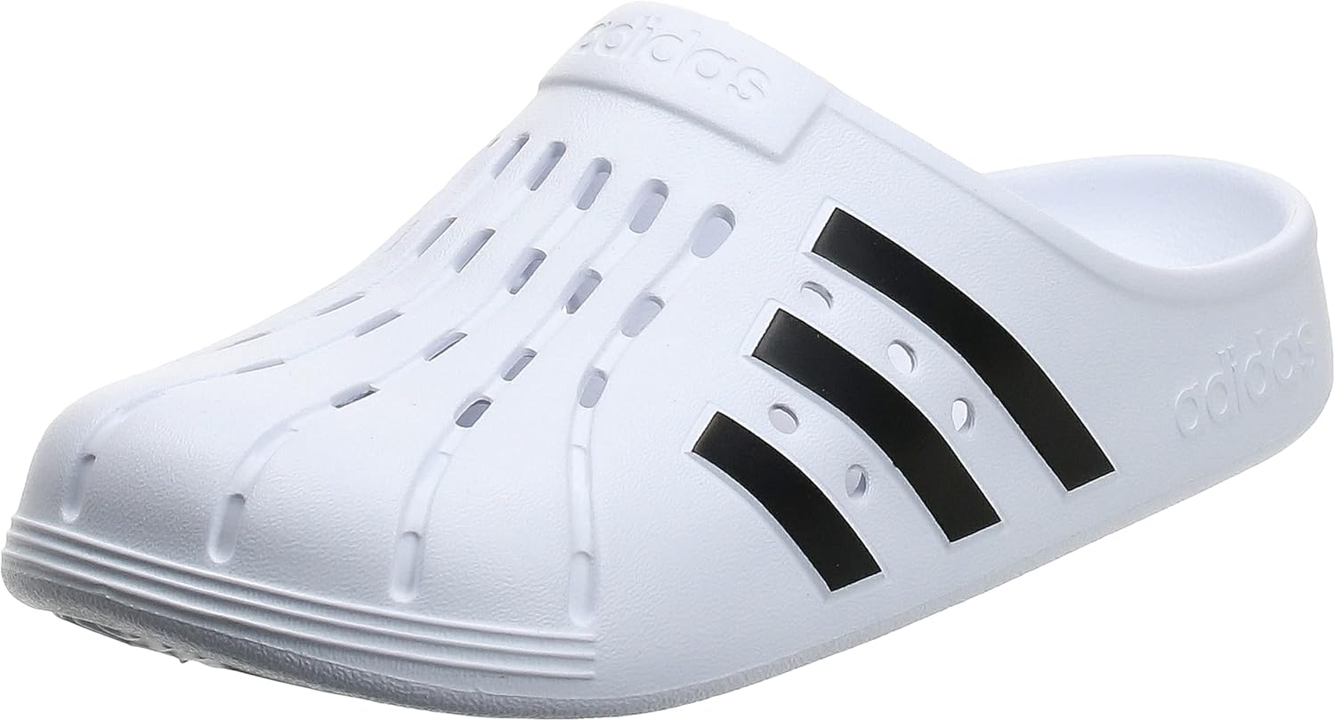 Adidas Sandalias Adilette Clog - FY8970 - Blanco - Unisex - Blanco - Measurement_27_Point_5 