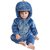 BETTERFUN Baby Animal Costume Kids Toddler Infant Hooded Romper Jumpsuit Halloween Cosplay Outfits