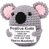 Funny Koala Easter Basket Essentials Stuffers Gifts for Kids Teens Boys Girls, Birthday Graduation Inspirational Appreciation Gift for Coworker Friend College Women, Cheer Up Emotional Positive Animal