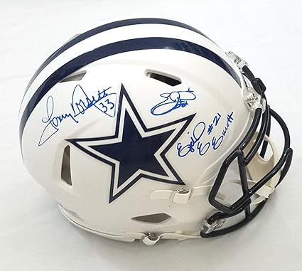tony dorsett autographed helmet