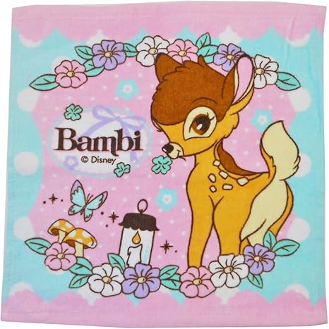 Amazon Zip Disney キャラクターハンドタオル バンビ エチケット ミニ 綿 洗顔 手洗い ディズニー 洗面所 ギフト プレゼント ハンドタオル ホーム キッチン オンライン通販