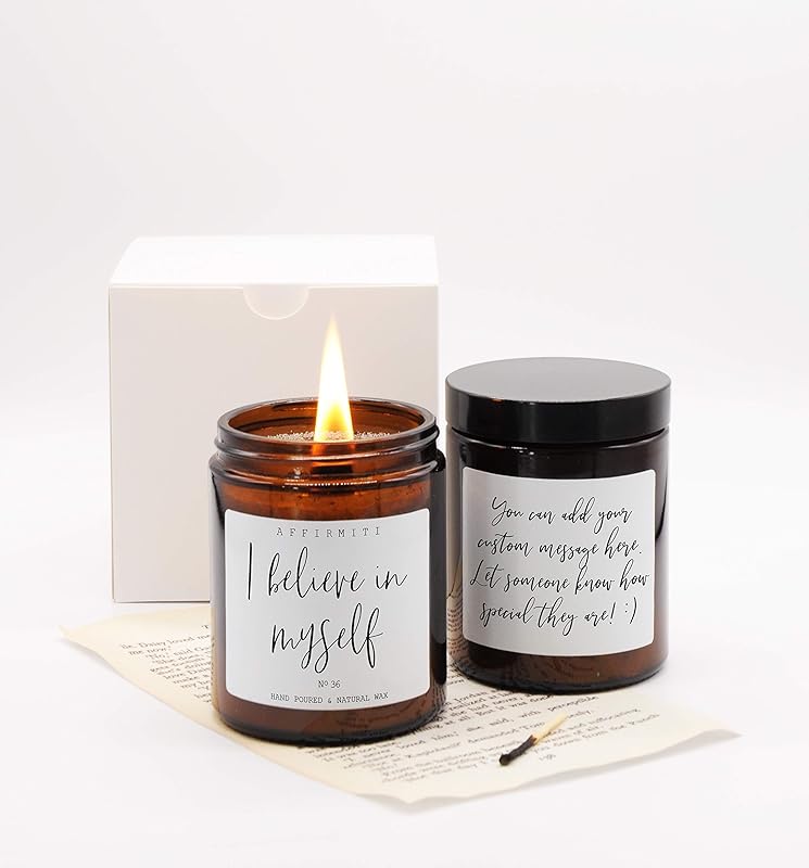 I Believe In Myself Affirmation Candle, Positive Affirmations, Scented