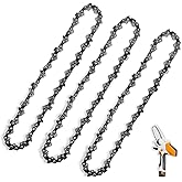 4 Inch Mini Saw Chain for Stihl GTA 26,Pruner Mini Saw Chain Replace for 30070030101,71PM328,36700000028,3670 005 0028（3 Chains）