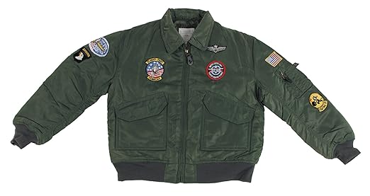 MFH Kinder Pilotenjacke Us Cwu Mit Fliegerabzeichen