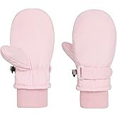 Urban Virgin Toddler Waterproof Outdoor Infant Mittens Baby Winter Gloves Dino Cuffed Warm Fleeced Kids Ski Gloves For Teens