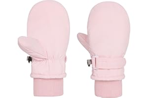 Urban Virgin Toddler Waterproof Outdoor Infant Mittens Baby Winter Gloves Dino Cuffed Warm Fleeced Kids Ski Gloves For Teens