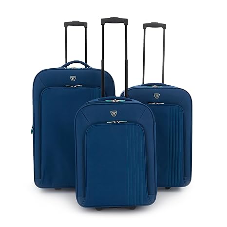Rush - Set 3 Maletas Valisa (Azul): Amazon.es: Equipaje